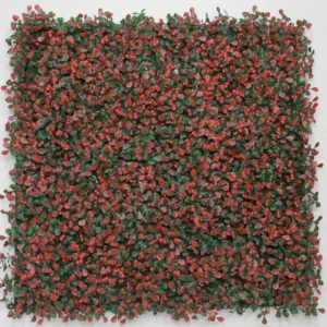 Muro verde boxwood rojo. El precio es por metro cuadrado.